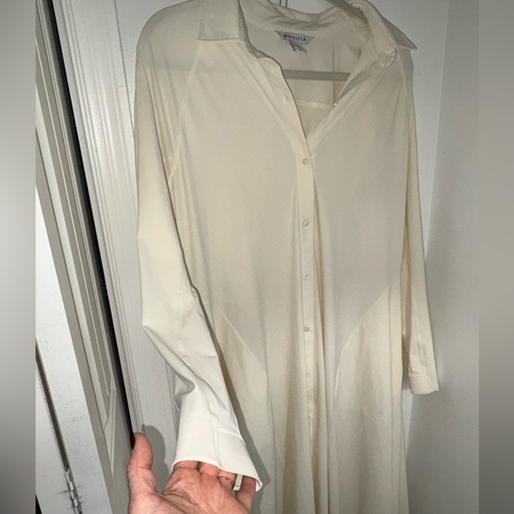 Athleta Cosmic Magnolia White Layering Dress - Picture 7 of 11